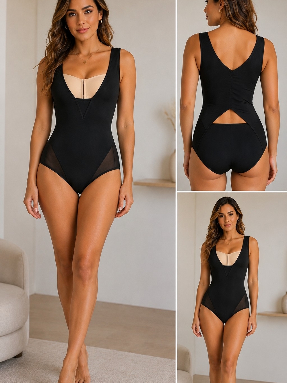 🖤 Black Shaping Bodysuit.